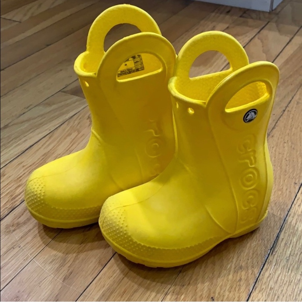 Crocks Handle It Rain Boots Toddler Size 6